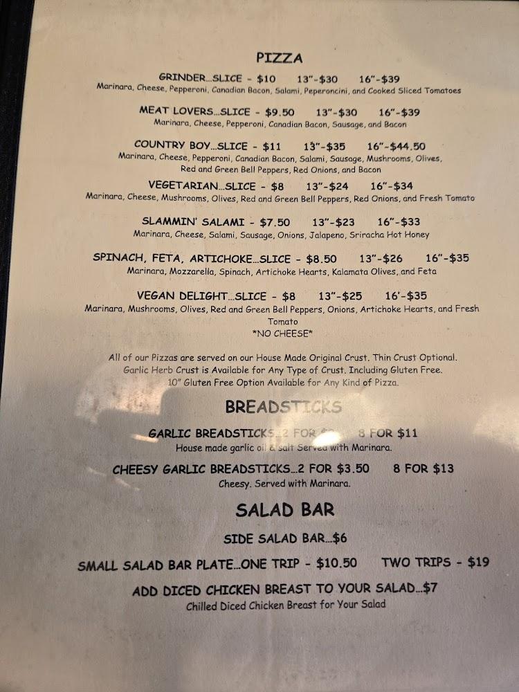 Bennys Pizza Joint Menu image 1